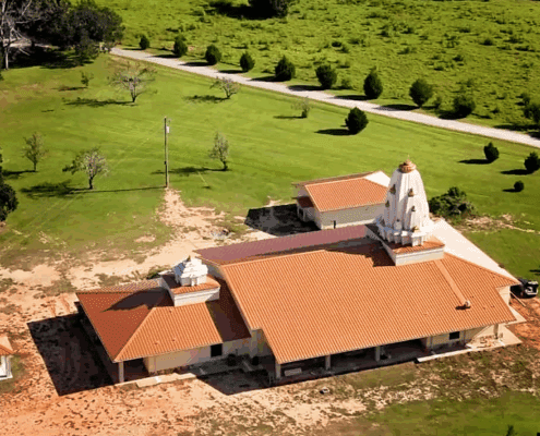 Elegant Metal Roof with Copper Color Finish on Commercial Church Building