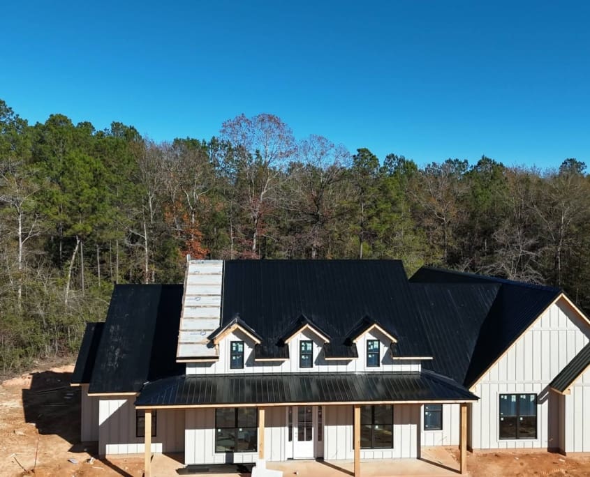 Final Stages of Construction Highlighting Durable Roofing & Thoughtful Interior Details