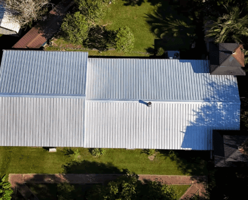 Metal Roof Replacement on Commercial Building_