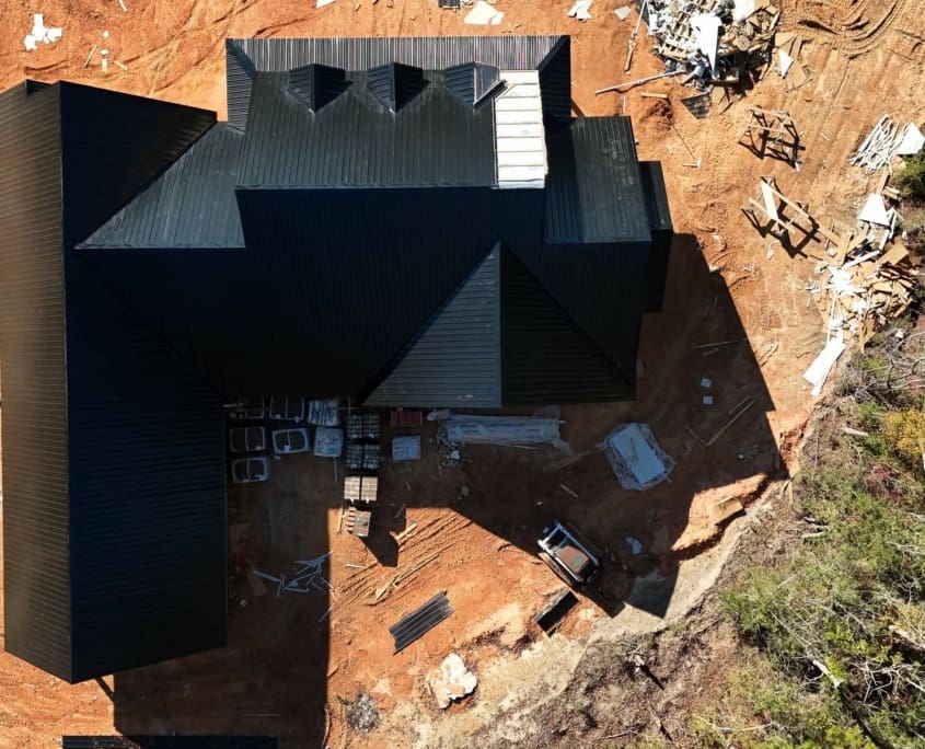 New Construction - overhead view