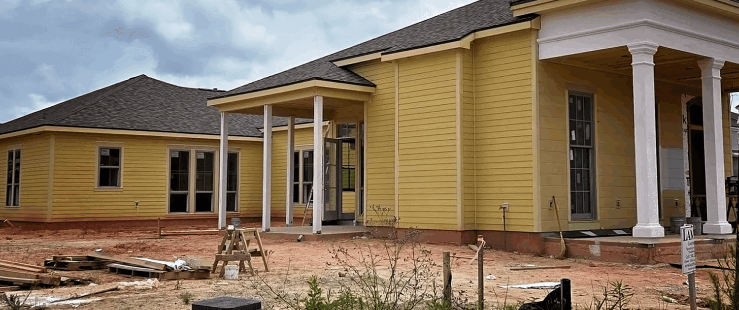 New Home Exterior Installation