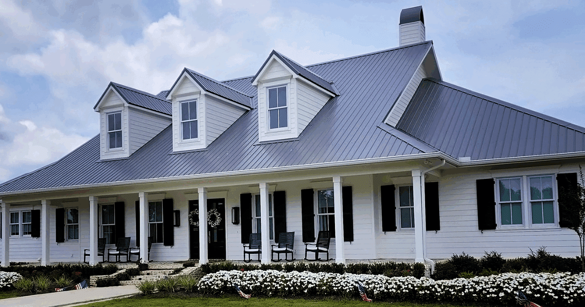 Durable metal roofing and in-law suite