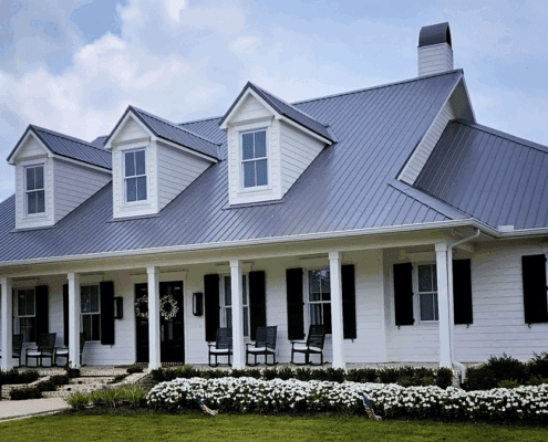 Durable metal roofing and in-law suite